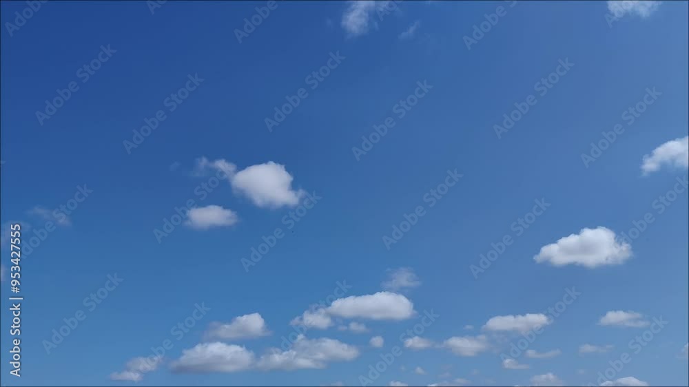 Cumulus clouds starting to form in the afternoon Cumulus clouds starting to form in the afternoon