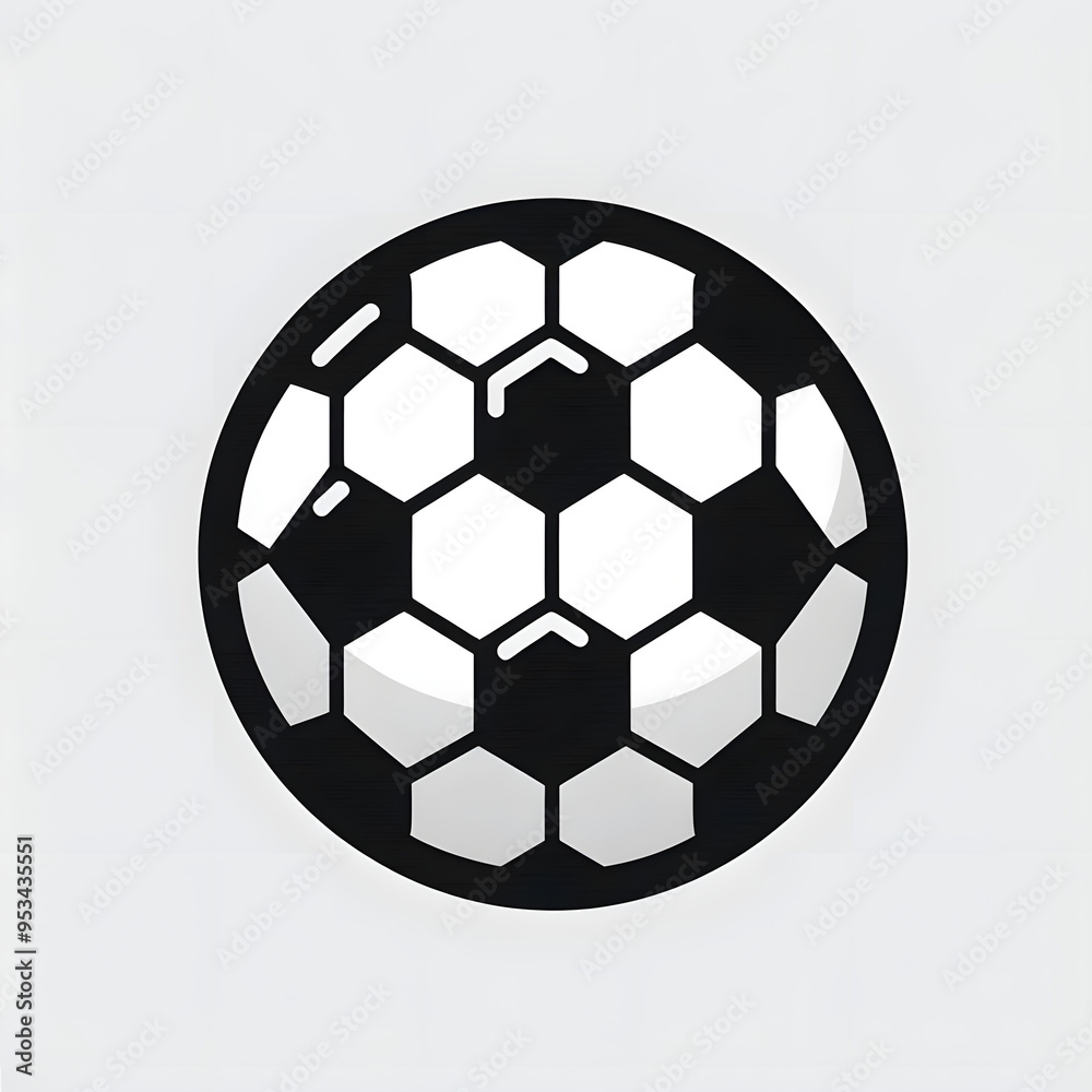 Fototapeta premium 축구공 일러스트