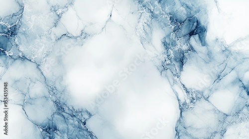 A piece of white and soft blue color marble as a wallpaper.