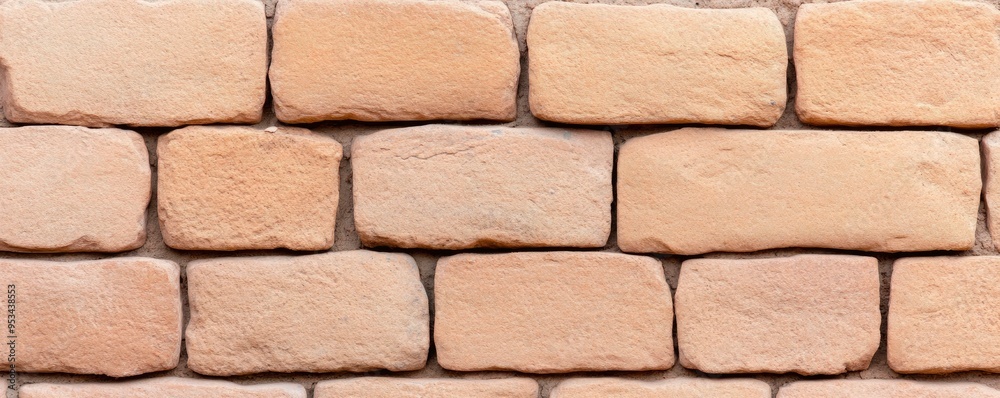 Fototapeta premium The red brick wall's background texture