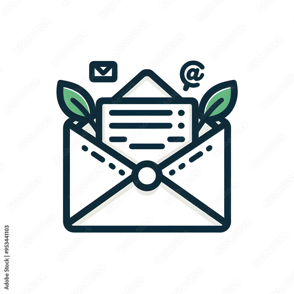 Fototapeta premium 우편 아이콘