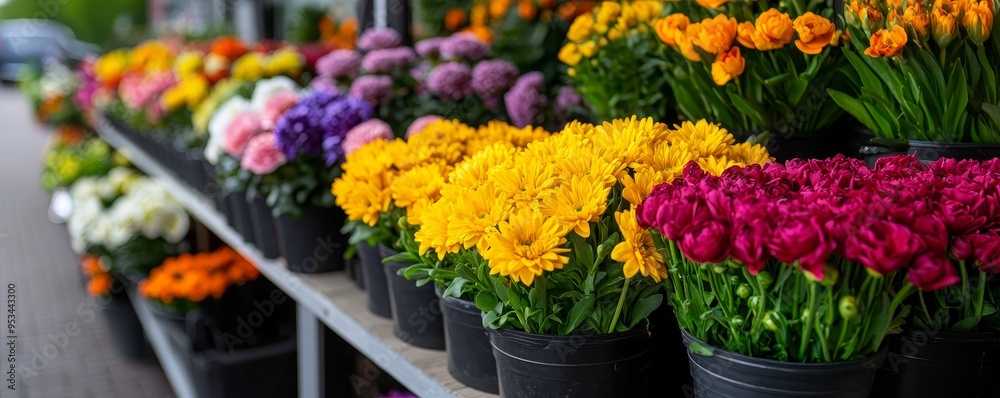 Vibrant flower market bustling with blooms of every color, fragrant scents, floral abundance, sensory delight, pencil strokes, high-quality, realistic :: flower crowns, potted plants, bustling Vibrant flower market bustling with blooms of every color, fragrant scents, floral abundance, sensory delight, pencil strokes, high-quality, realistic :: flower crowns, potted plants, bustling
