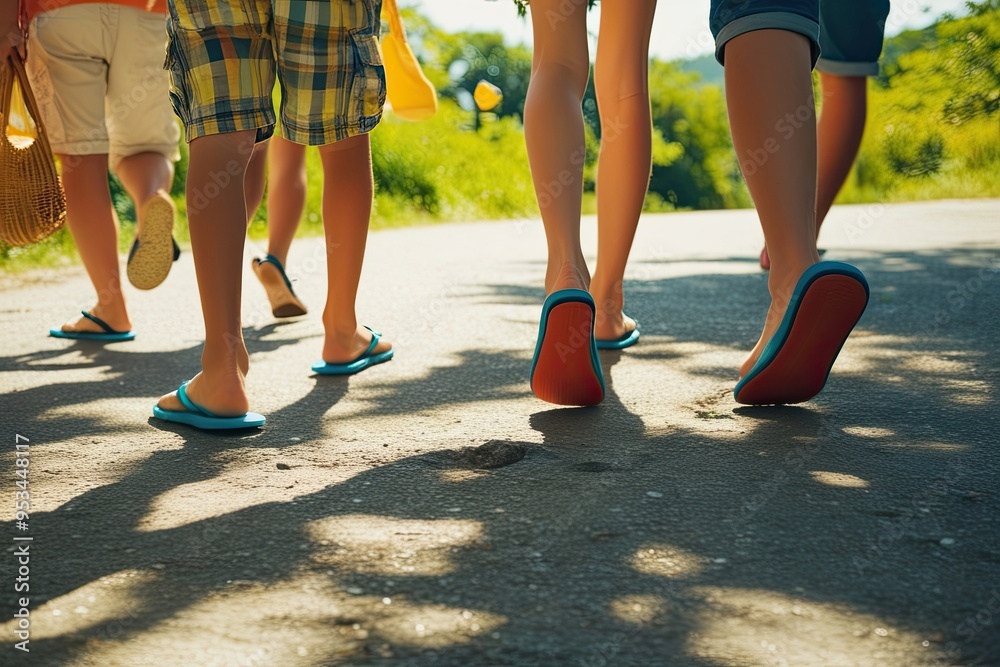 Summer Adventures of Young Travelers in Flip Flops Under the Sun Summer Adventures of Young Travelers in Flip Flops Under the Sun