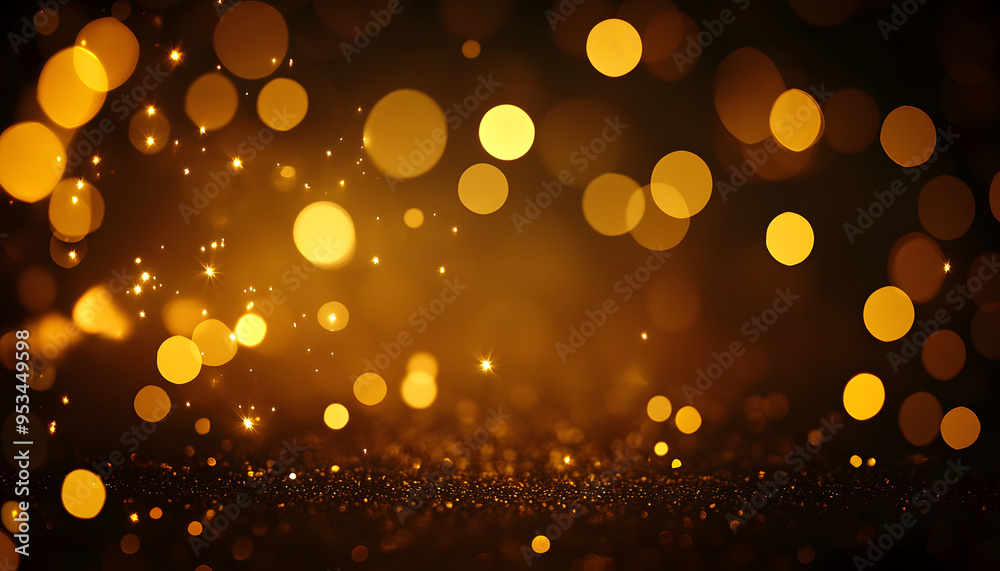 Gold bokeh awards glamour background. Gold bokeh awards glamour background.