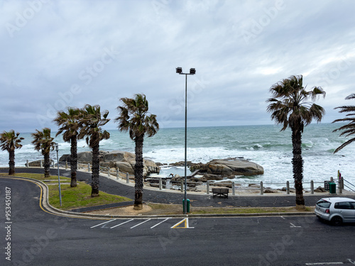 Canvas Print Saunders' Rock Beach is situated off the coast of Bantry Bay between Sea Point a