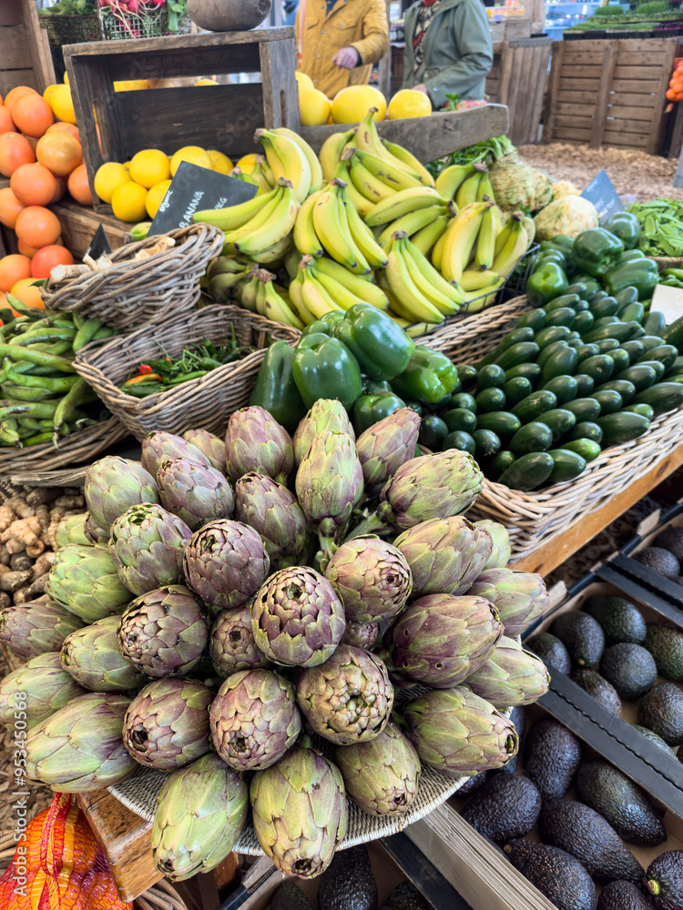 Fresh produce at the Oranjezicht City Farm at the Waterfront in Cape Town