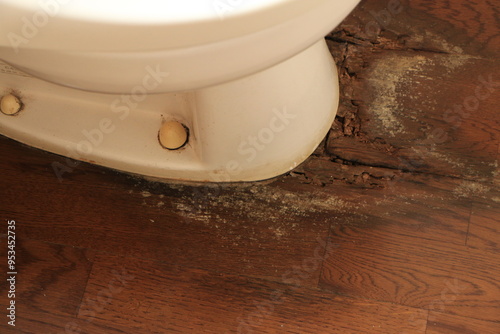 リフォーム中のトイレの様子