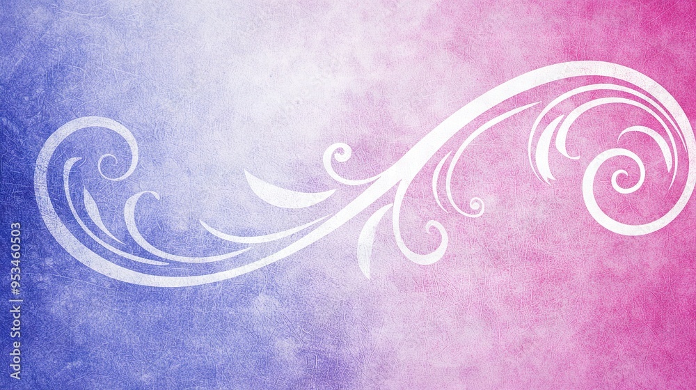 Pink and blue background with swirls on the left side Pink and blue background with swirls on the left side