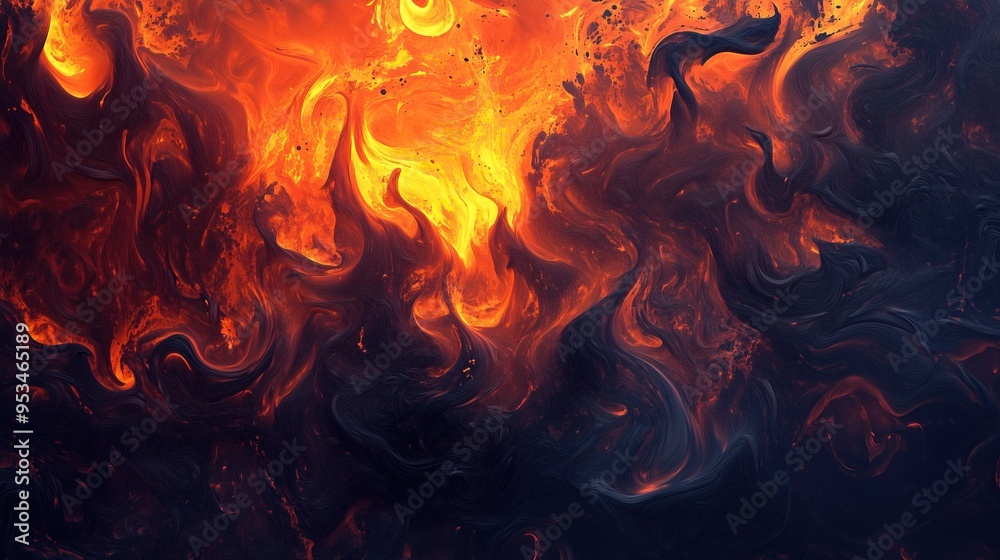 Grudge flame background Grudge flame background
