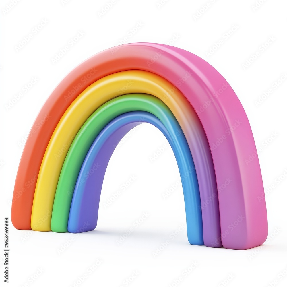 Obraz premium 3D Rainbow Arch.