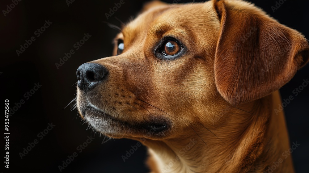 Portrait of a dog. Dog wallpaper photostock Portrait of a dog. Dog wallpaper photostock