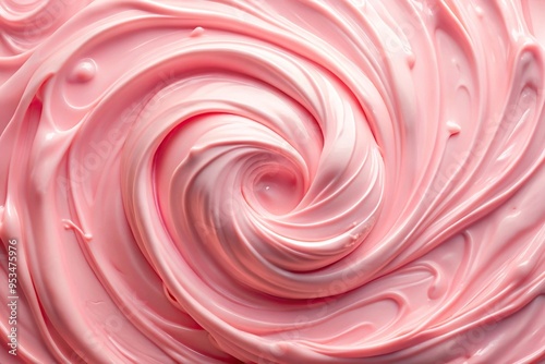 Sweet and creamy pink liquid background photo