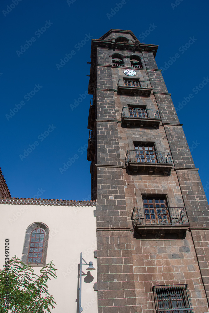 The church tower of the