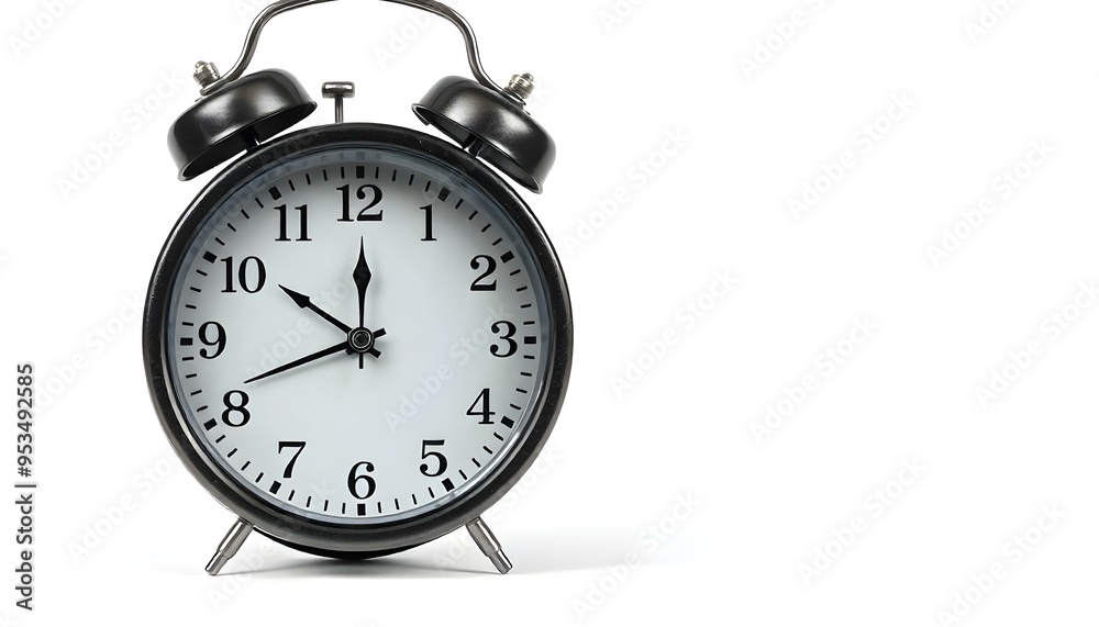Alarm clock isolated on white background Alarm clock isolated on white background