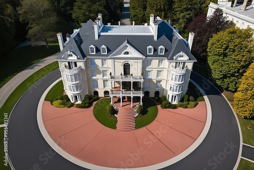 Capturing Opulence Unique Perspectives on a Victorian Mansion. photo