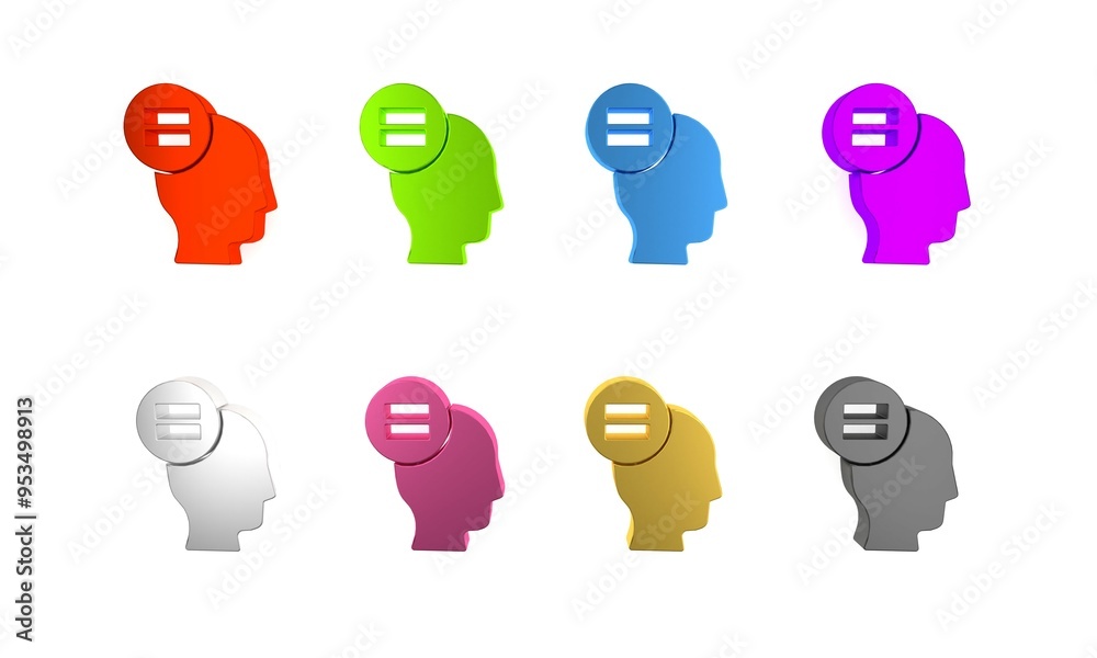 Colorful Calculation icon isolated on white background. Minimalism concept. 3D render illustration Colorful Calculation icon isolated on white background. Minimalism concept. 3D render illustration