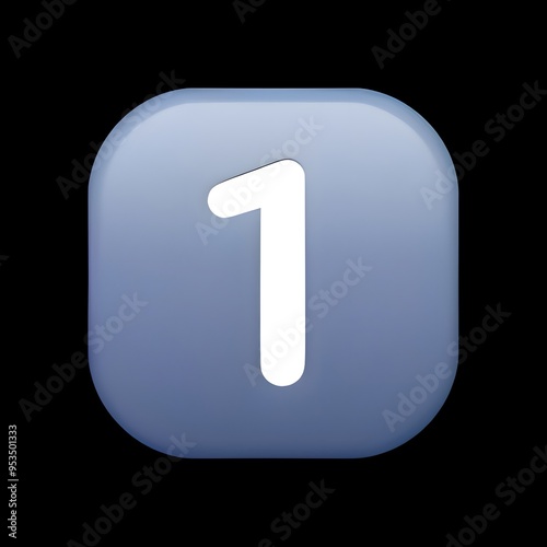 Number 1 Emoji
