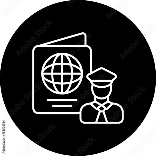 Passport control Icon