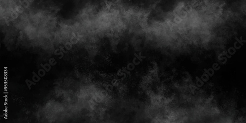 Abstract white and gray isolated cloud cumulus clouds. Gray aquarelle painted realistic fog or mist smoky textured canvas design. White and ash messy wall stucco texture background.