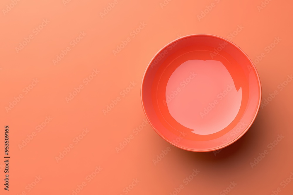 A bowl sits on a background A bowl sits on a background