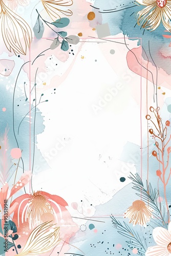 Colorful invitation template