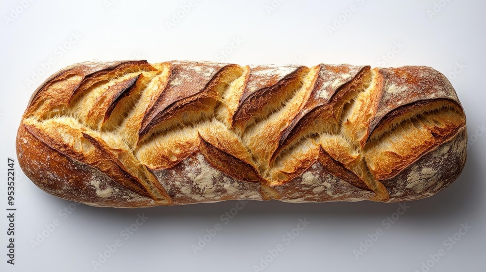 Rustic Artisan Bread Loaf Generative AI Rustic Artisan Bread Loaf Generative AI
