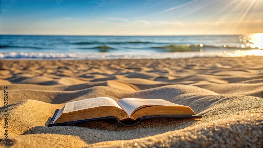 Bible placed on sandy beach with copy space, bible, beach, copy space, sand, peaceful, relaxing, spiritual, ocean Bible placed on sandy beach with copy space, bible, beach, copy space, sand, peaceful, relaxing, spiritual, ocean