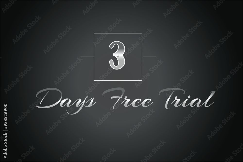 3 day free trial banner design. 3 days free banner background
