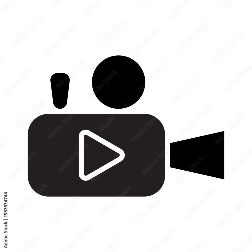 Movie Camera Icon Design Movie Camera Icon Design