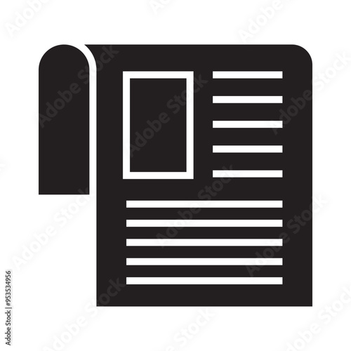 News Paper Icon Design