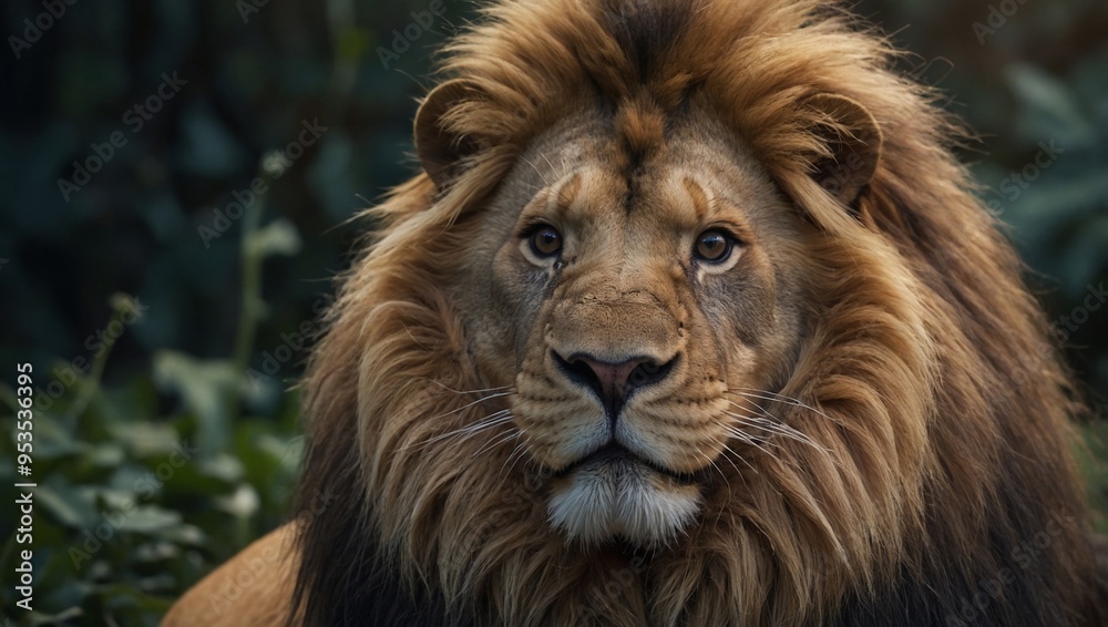 A hypothetical crossbreed between a lion and a guinea pig, featuring a sweet face and lion mane. A hypothetical crossbreed between a lion and a guinea pig, featuring a sweet face and lion mane.