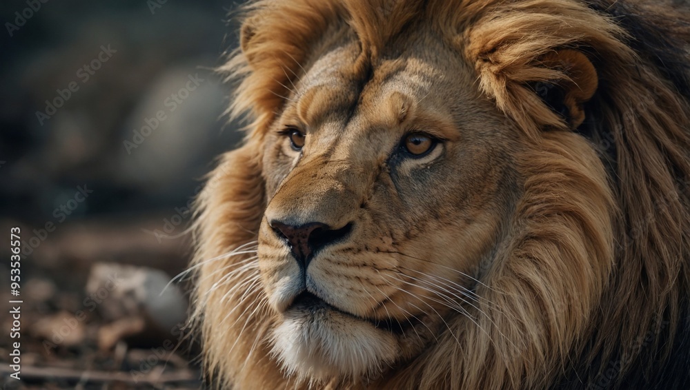 A hypothetical crossbreed between a lion and a guinea pig, featuring a sweet face and lion mane. A hypothetical crossbreed between a lion and a guinea pig, featuring a sweet face and lion mane.