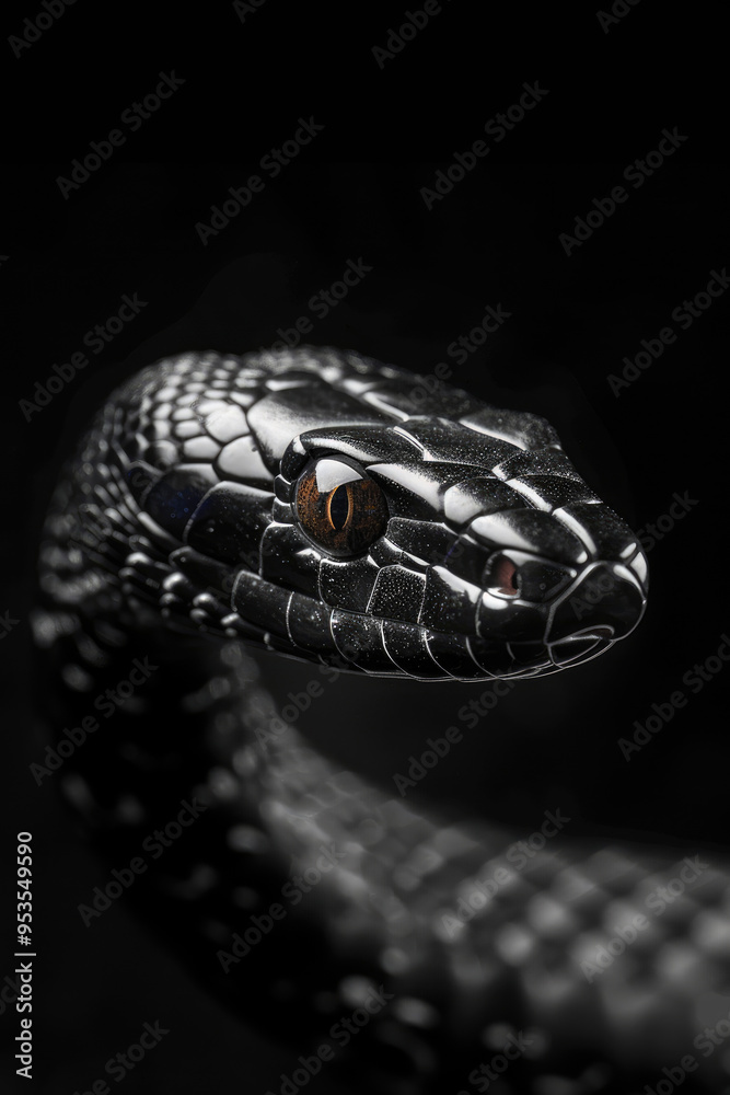 Fototapeta premium portrait studio photograph of black and white