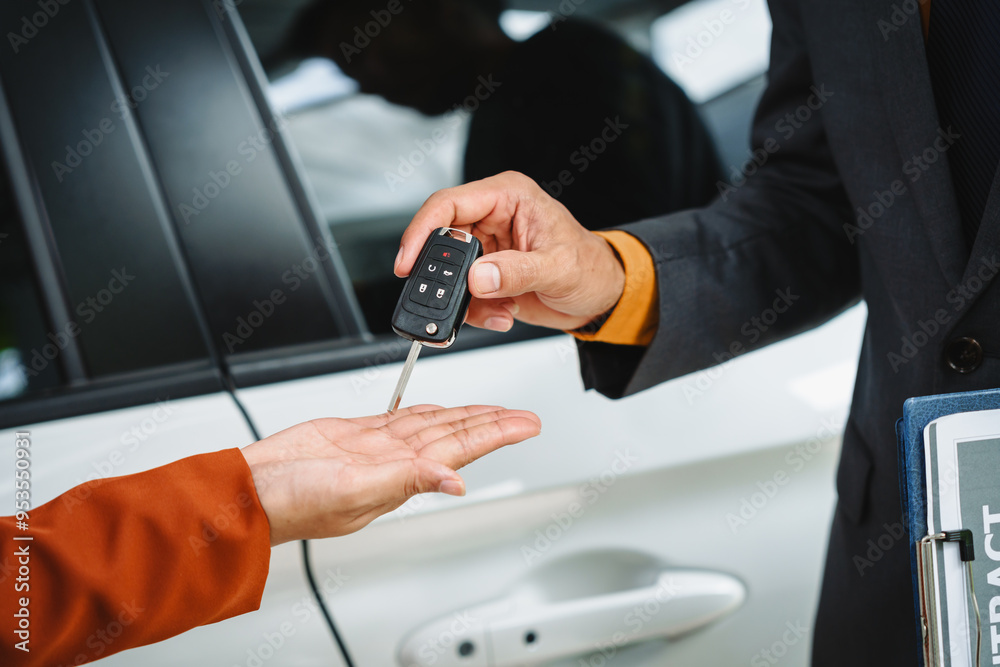 Car seller agent signs a car insurance agreement with salesman. The document outlines vehicle policy, premium, rental terms, with contract paper finalized using car insurance claim mobile phone. Car seller agent signs a car insurance agreement with salesman. The document outlines vehicle policy, premium, rental terms, with contract paper finalized using car insurance claim mobile phone.