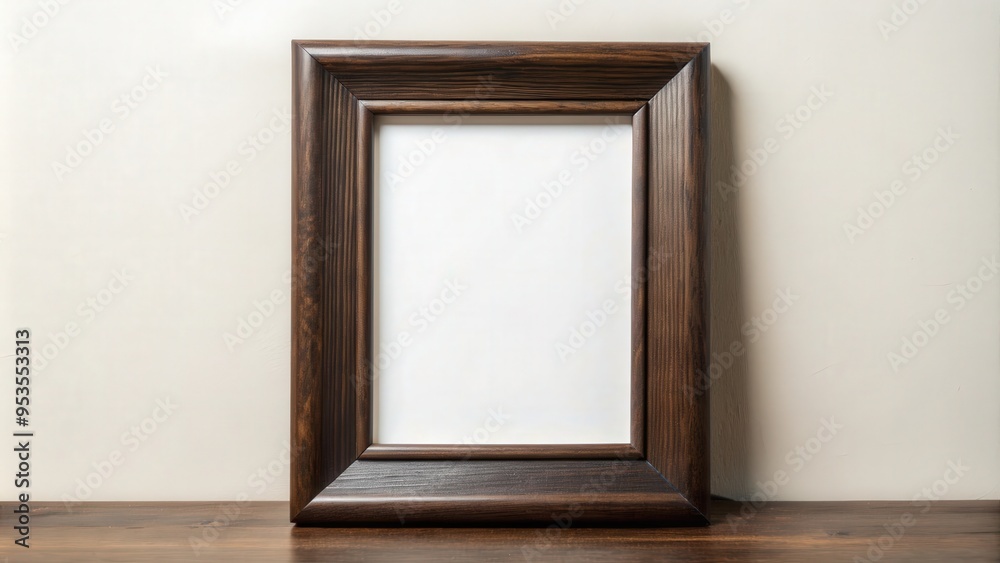 Vertical narrow dark brown picture frame cutout, vertical, narrow, dark brown, picture frame, cutout, design, decor, interior Vertical narrow dark brown picture frame cutout, vertical, narrow, dark brown, picture frame, cutout, design, decor, interior