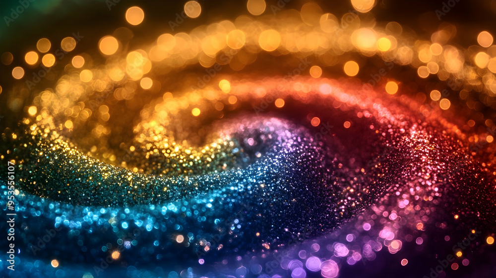 Abstract Sparkle Background Gold Blue Purple Glitter Texture Abstract Sparkle Background Gold Blue Purple Glitter Texture
