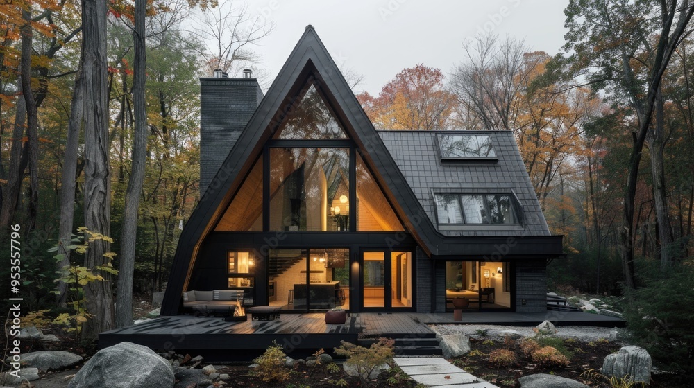 Modern house with pool and deck Modern house with pool and deck
