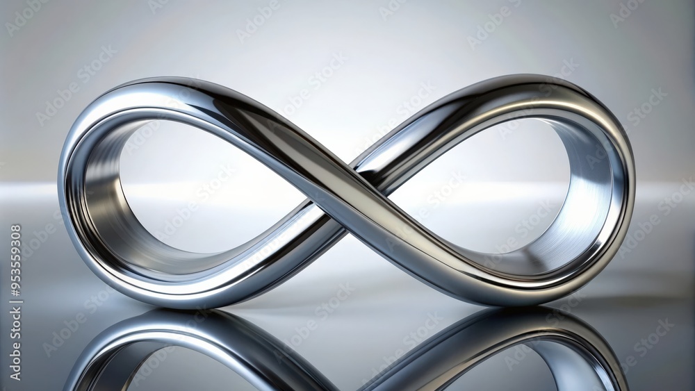 Reflective chrome twisted infinity shape, chrome, reflective, twisted,infinity, shape, abstract, shiny, metallic, modern Reflective chrome twisted infinity shape, chrome, reflective, twisted,infinity, shape, abstract, shiny, metallic, modern