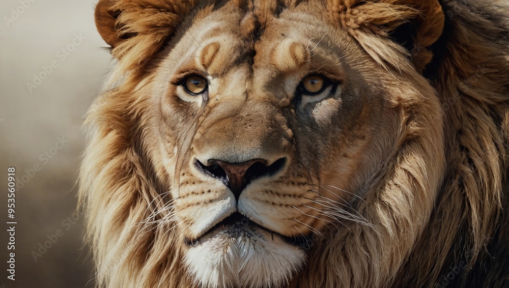 portrait of a lion portrait of a lion