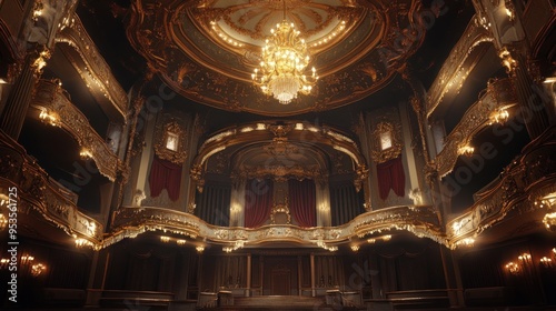 Interior of a Gilded Opera House