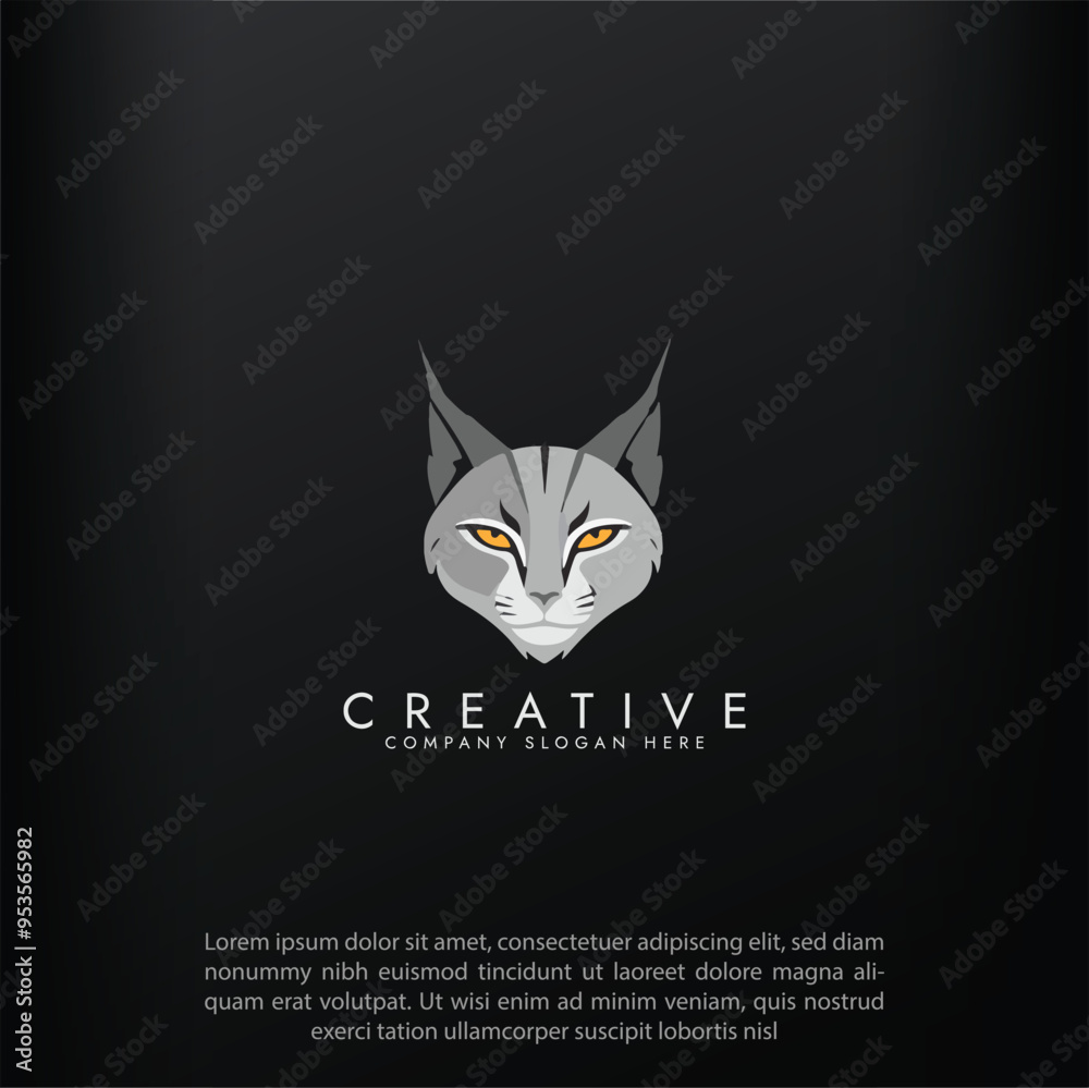 Black Cat Logo silhouette Vector Simple Ai generated Black Cat Logo silhouette Vector Simple Ai generated