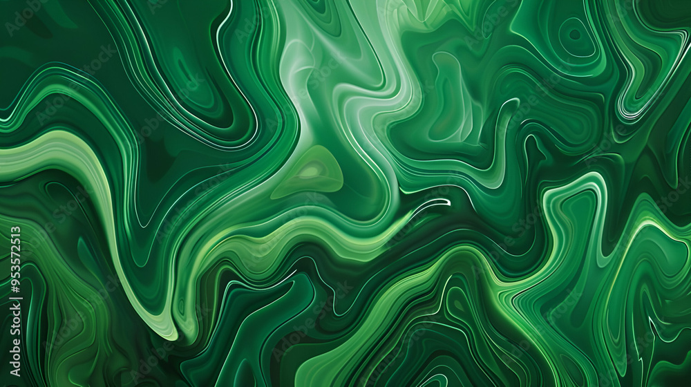 Green Fluid Abstract Marble Texture Green Fluid Abstract Marble Texture