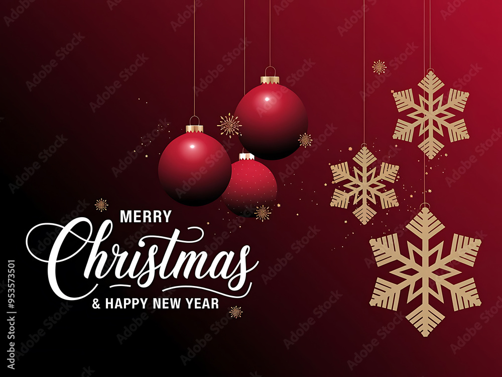 Naklejka premium Beautiful Christmas Background Designs for Your Holiday Projects & Social Media post