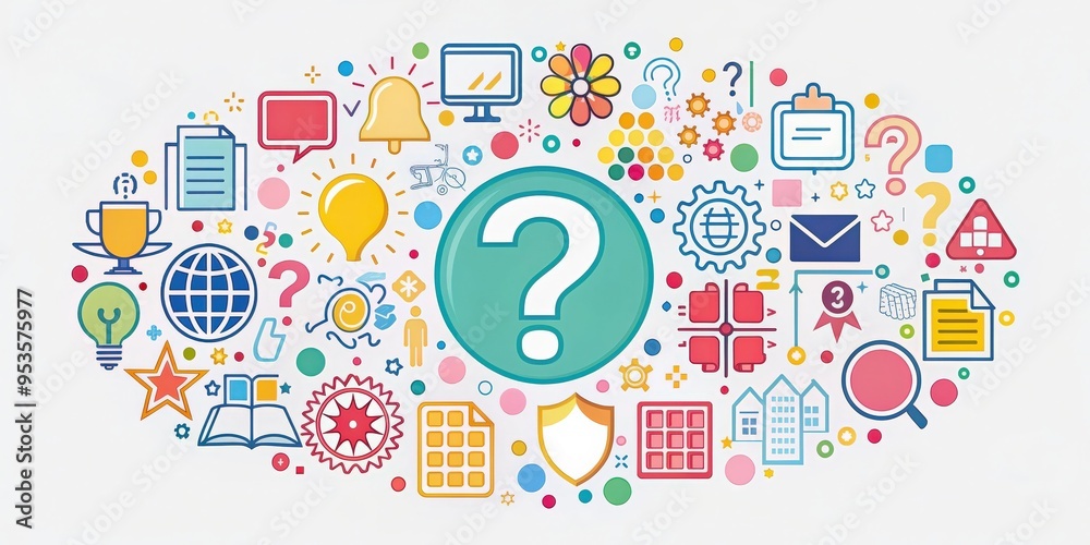 of a quiz concept with various symbols and shapes, trivia, quiz, game show, knowledge, education, competition, test of a quiz concept with various symbols and shapes, trivia, quiz, game show, knowledge, education, competition, test