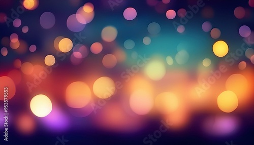 Abstract blurry bokeh background