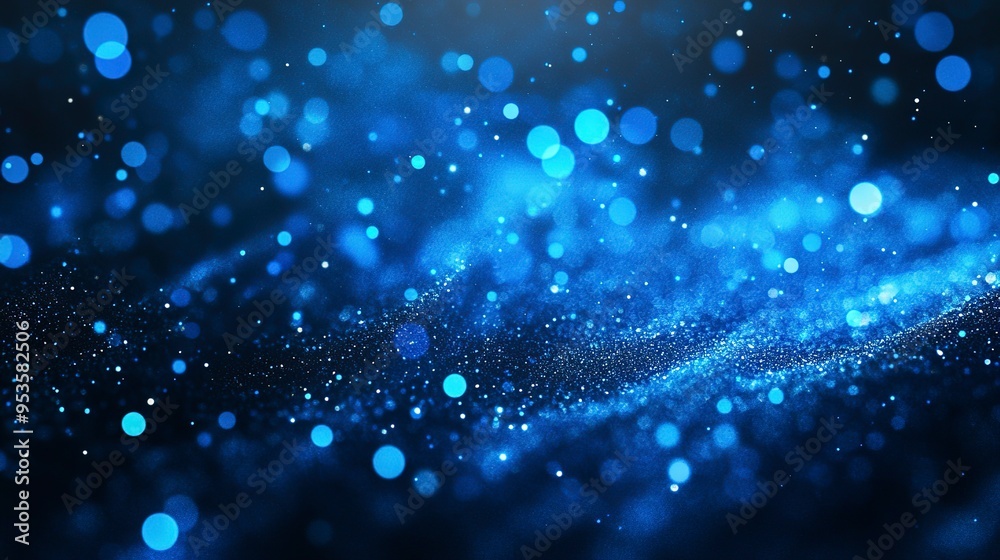 blue glow particle abstract bokeh background blue glow particle abstract bokeh background