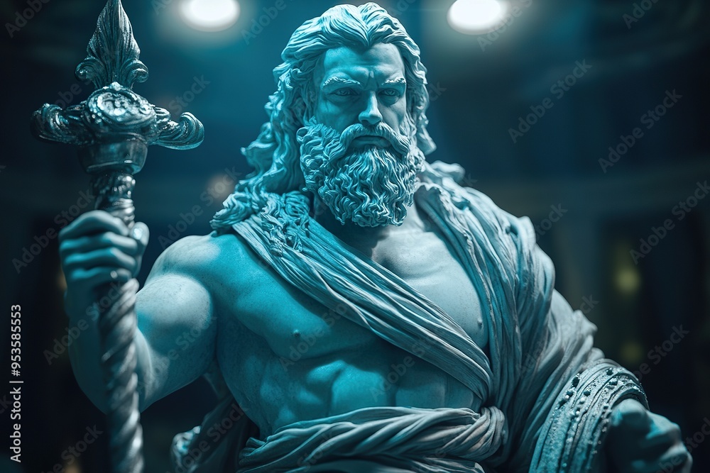 Aquarius The Water Bearer Symbol in Astrology Stock Illustration