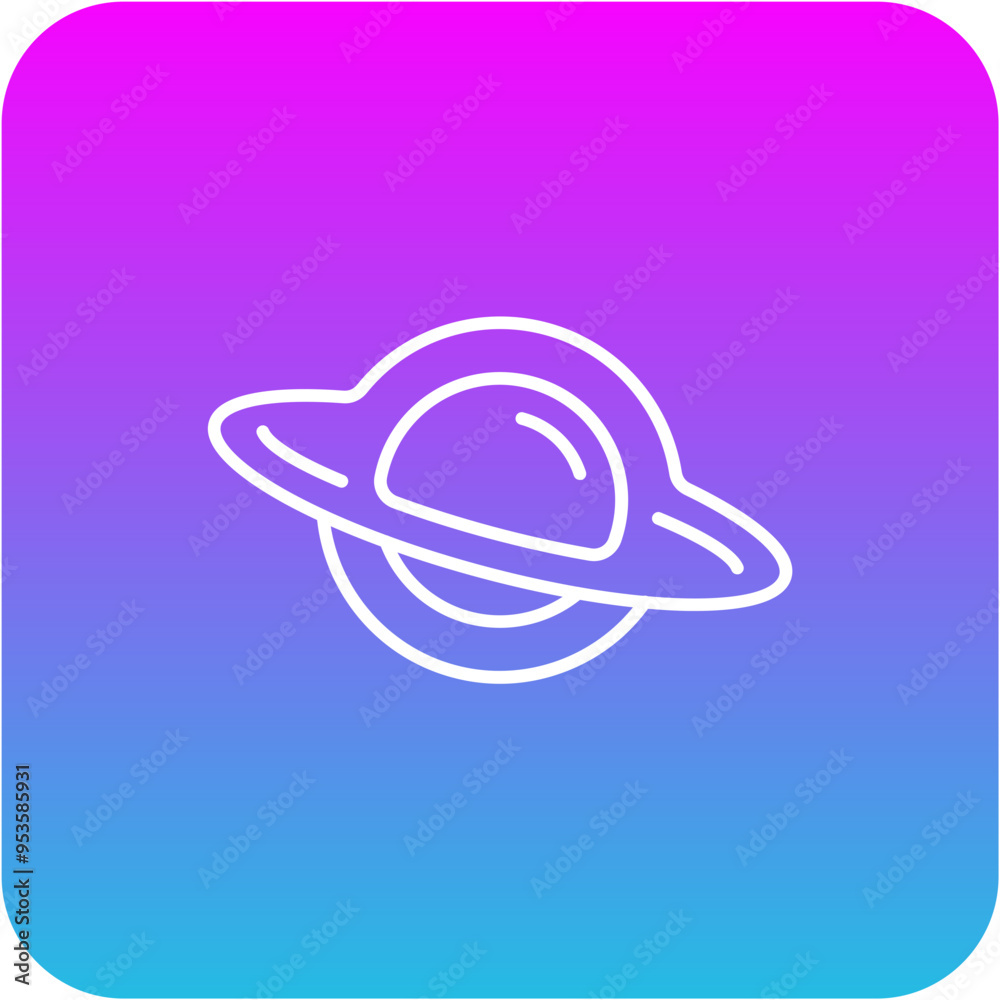 Fototapeta premium Black hole Icon