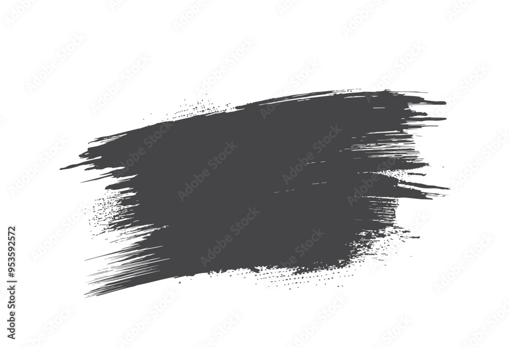 black brush stroke texture. grunge ink shape. isolated vector paint design element black brush stroke texture. grunge ink shape. isolated vector paint design element