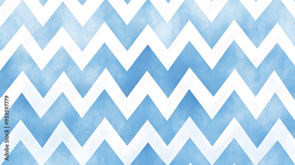 A seamless pattern of blue and white chevron stripes, hand-drawn with fine lines and strokes, in a soft pastel color palette, detailed and hyper-realistic in appearance A seamless pattern of blue and white chevron stripes, hand-drawn with fine lines and strokes, in a soft pastel color palette, detailed and hyper-realistic in appearance